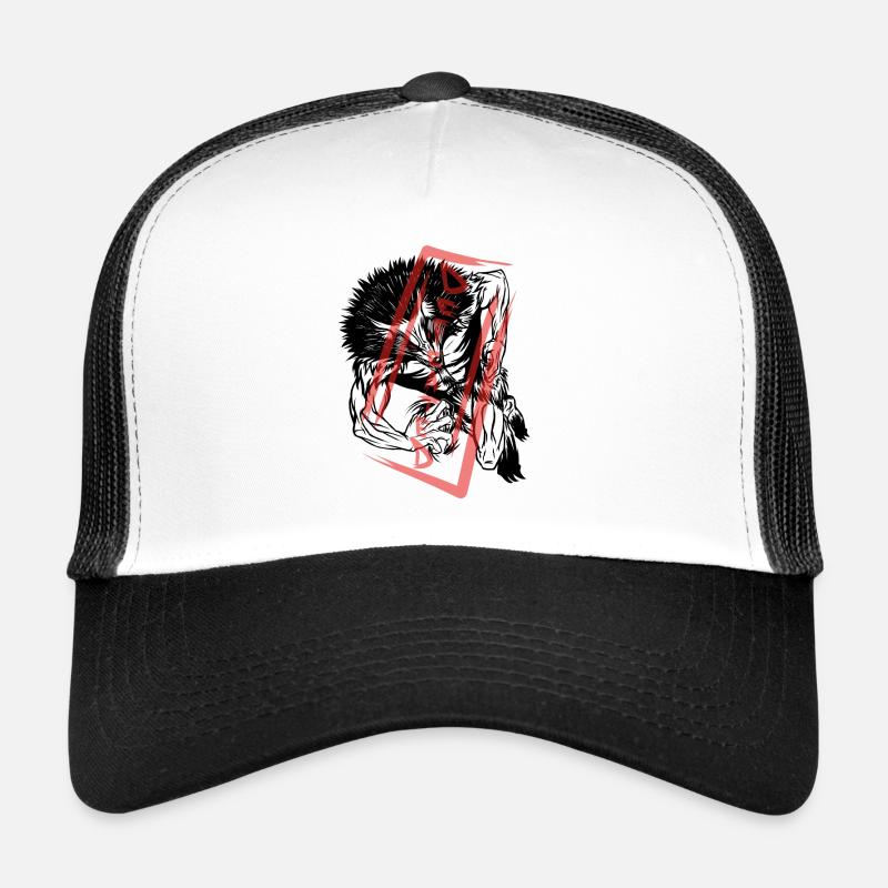 The defeated: Werewolf Monster - Trucker Cap - white/black