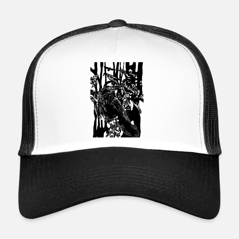 Rabe - Trucker Cap - Weiß/Schwarz