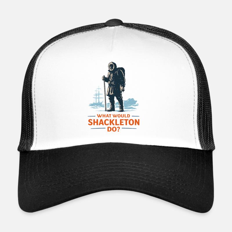 Que ferait Shackleton ? Casquette trucker 