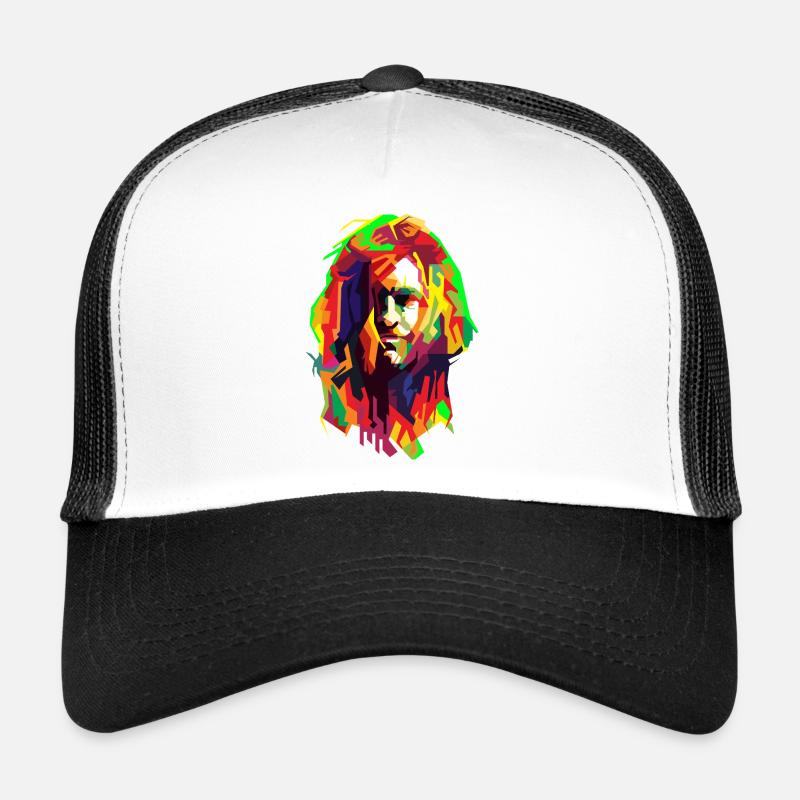 Grunge Your Life Pop Art - Trucker Cap - white/black