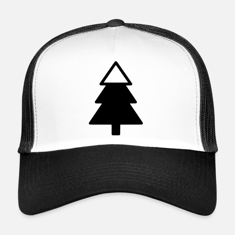  Tannenbaum Wald Silhouette Trucker Cap