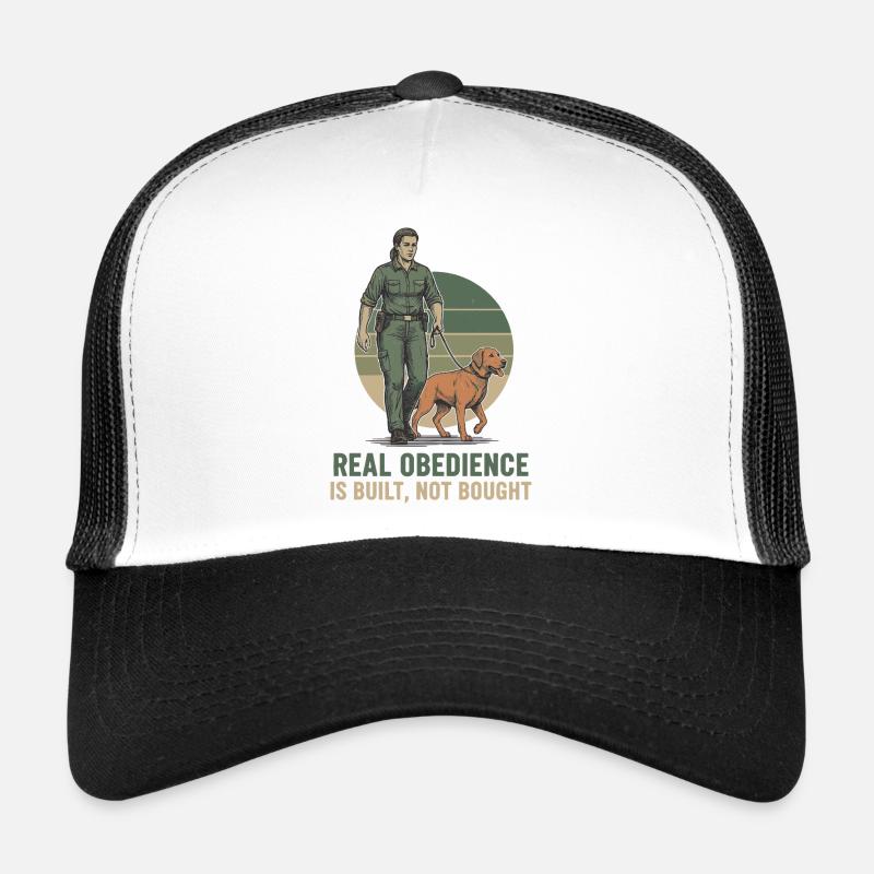 Hundetraining Obedience Statement Trucker Cap