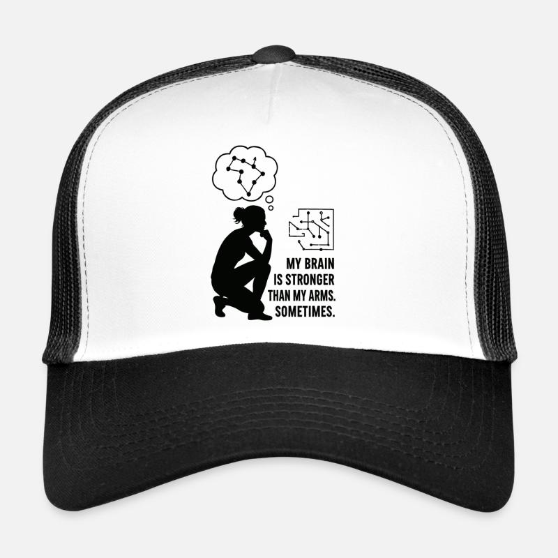 Bouldering like chess – head beats strength Trucker Cap
