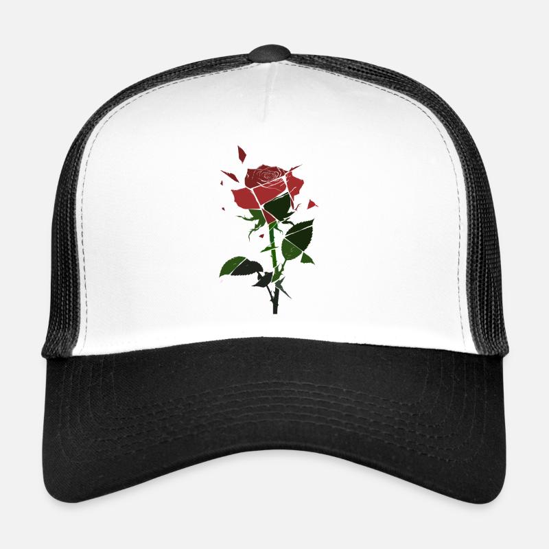Fleur de Rose Brisée Casquette trucker 
