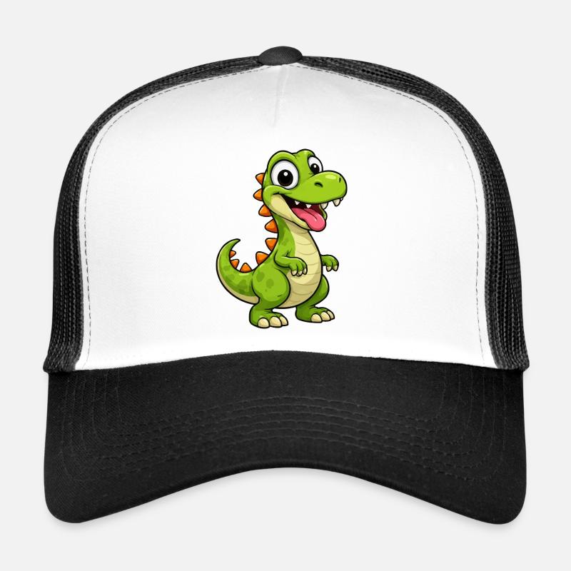 Dinosaure joyeux avec des pointes Casquette trucker 