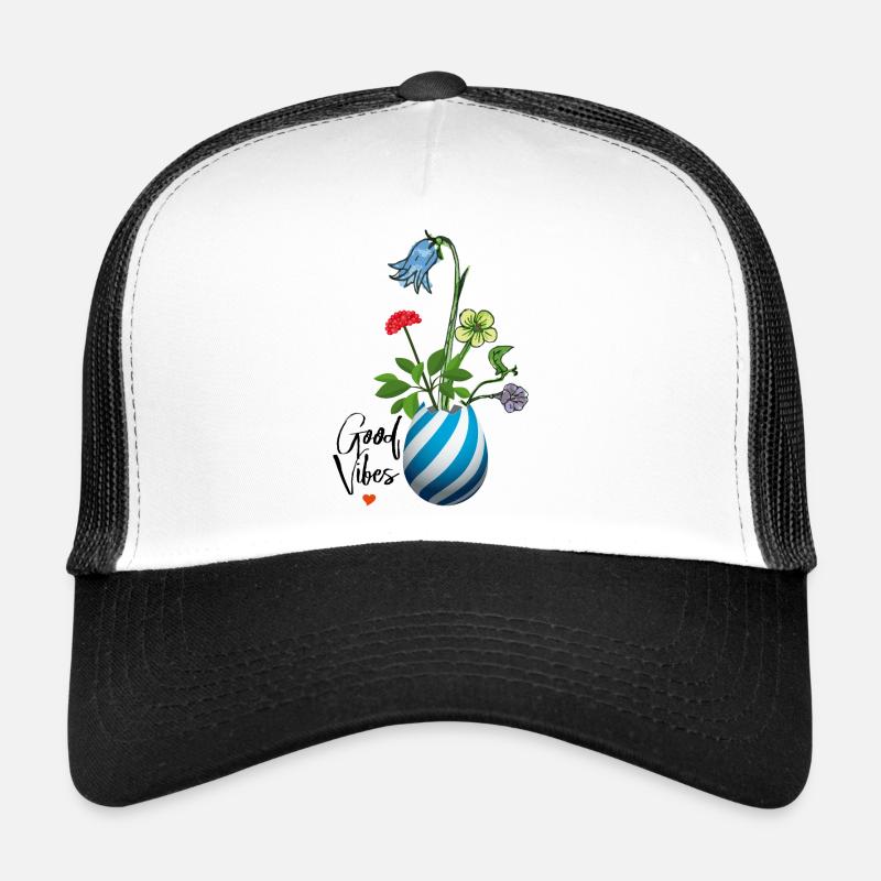 Vase with Wildflowers Trucker Cap