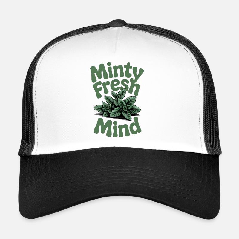 Fresh head | Mint Herbs Garden Humor Trucker Cap