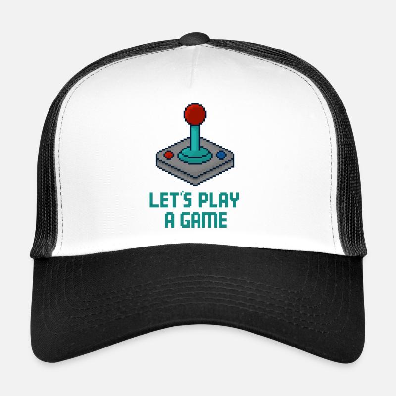 Gaming Pixel-Art Retro-Arcade Trucker Cap