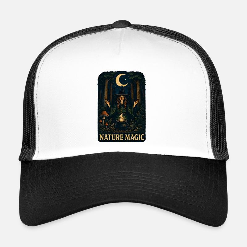 Forest Magic Moon Magic Trucker Cap