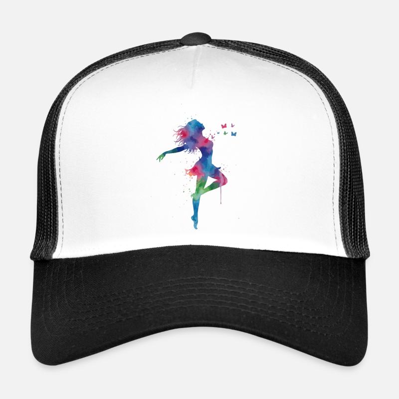 Wild und frei - Trucker Cap - Weiß/Schwarz