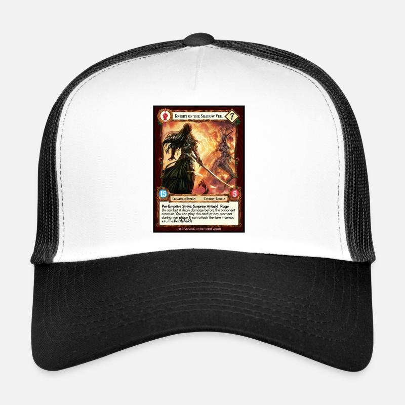 Shadow Veil - Trucker Cap - Weiß/Schwarz