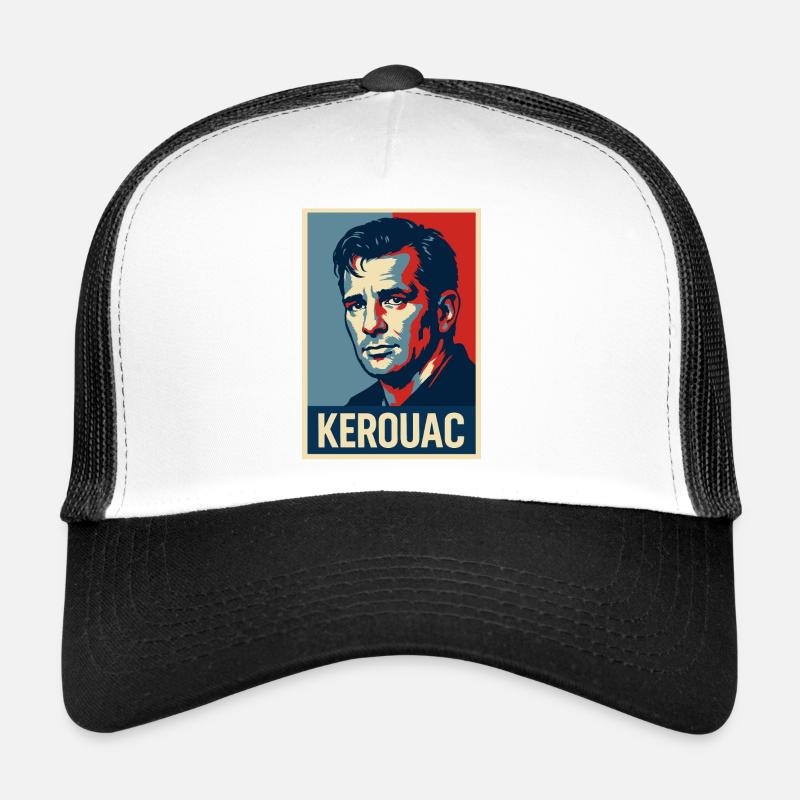 Jack Kerouac Pop-Porträt Trucker Cap