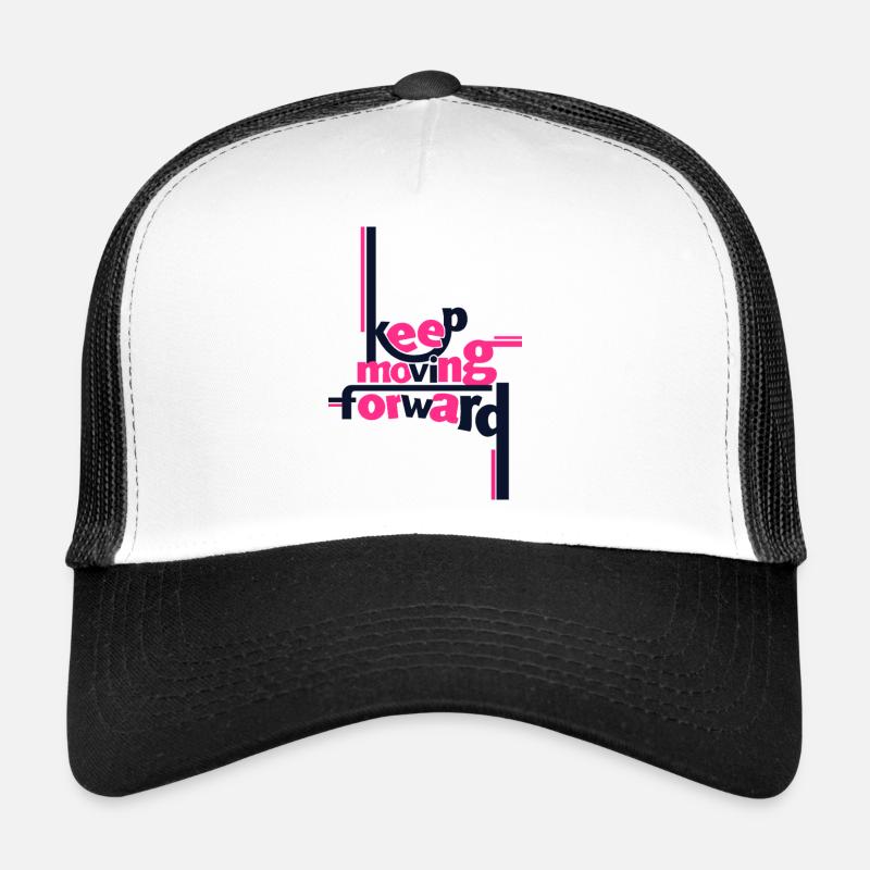 T-shirt rose statement Keep Moving Forward Casquette trucker 