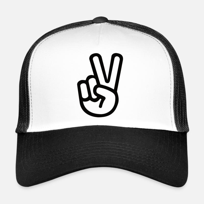 Peace Handzeichen – Victory Symbol Trucker Cap