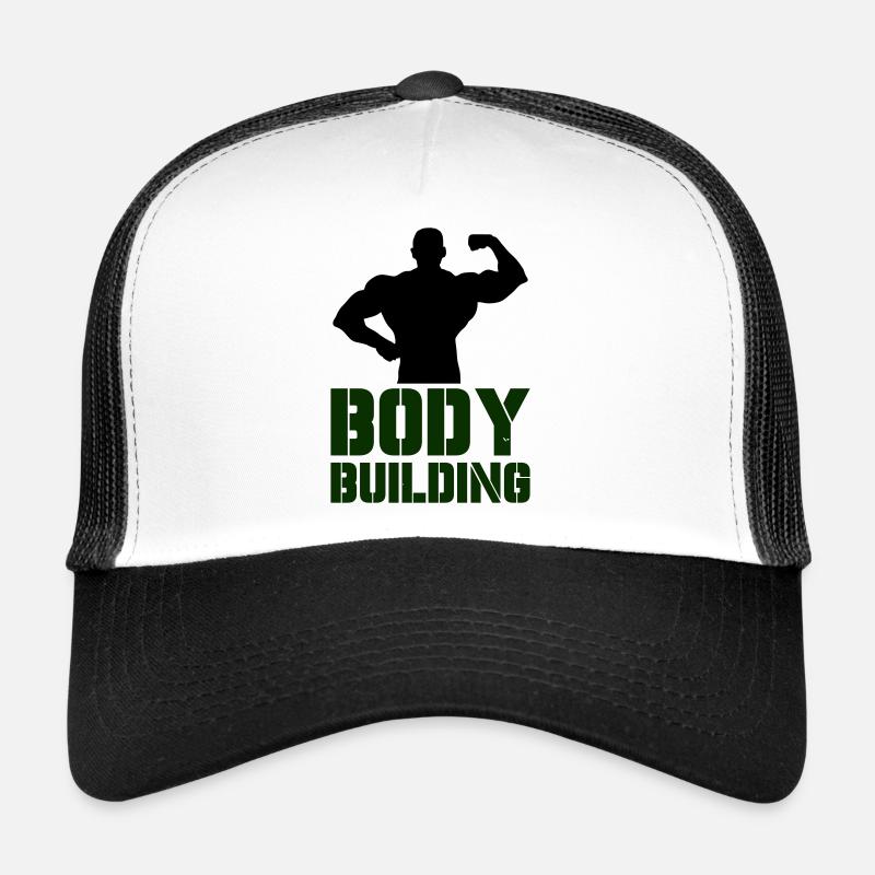 Powerful Bodybuilding Typography Trucker Cap