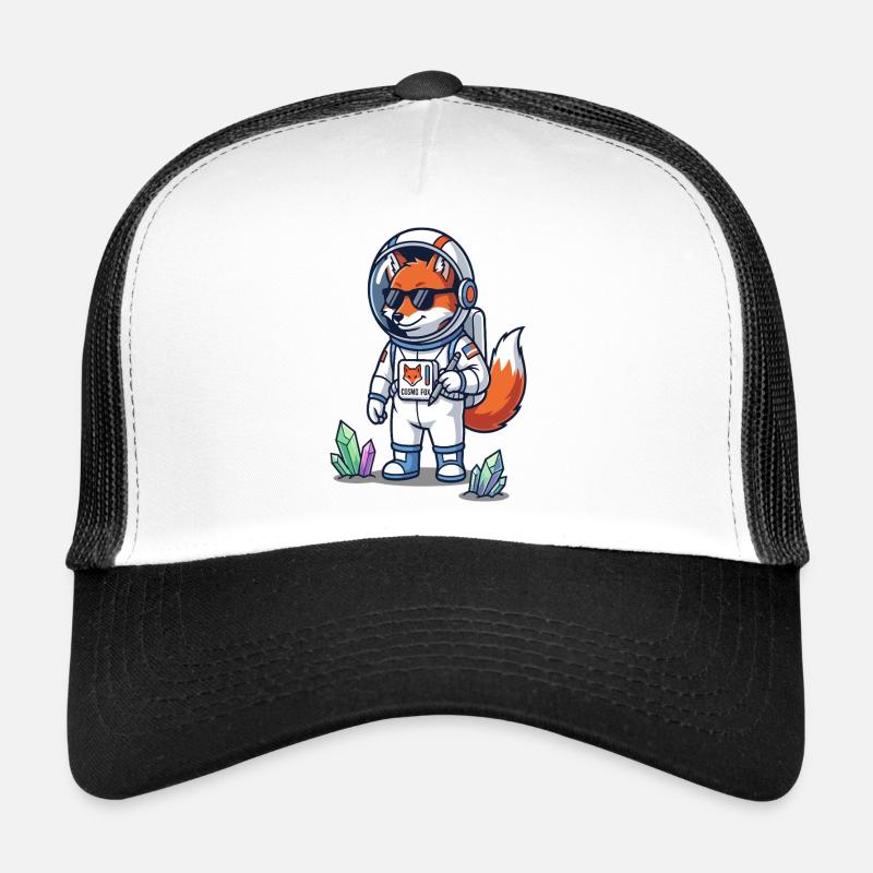 Cosmo Fox Astronaut Space Explorer Trucker Cap