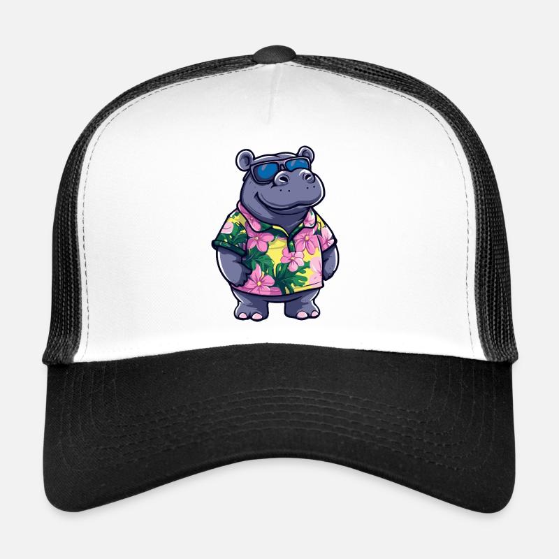 Vacances de bandes dessinées Hippo Casquette trucker 