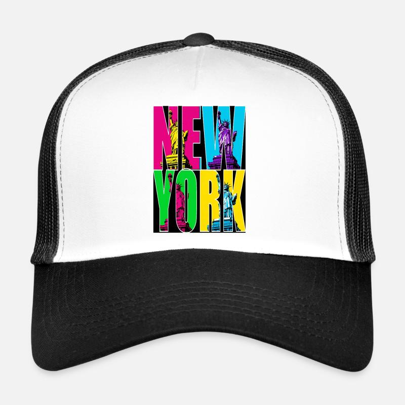 New York Vintage – Statue de la Liberté POP ART Casquette trucker 