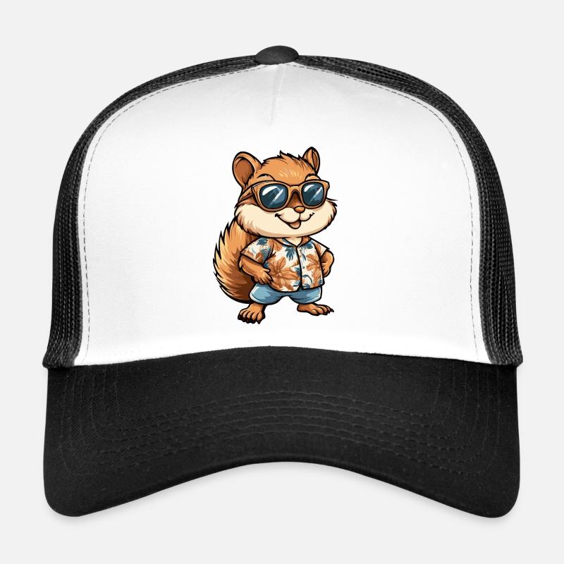 Vacances de bandes dessinées Squirrel Casquette trucker 