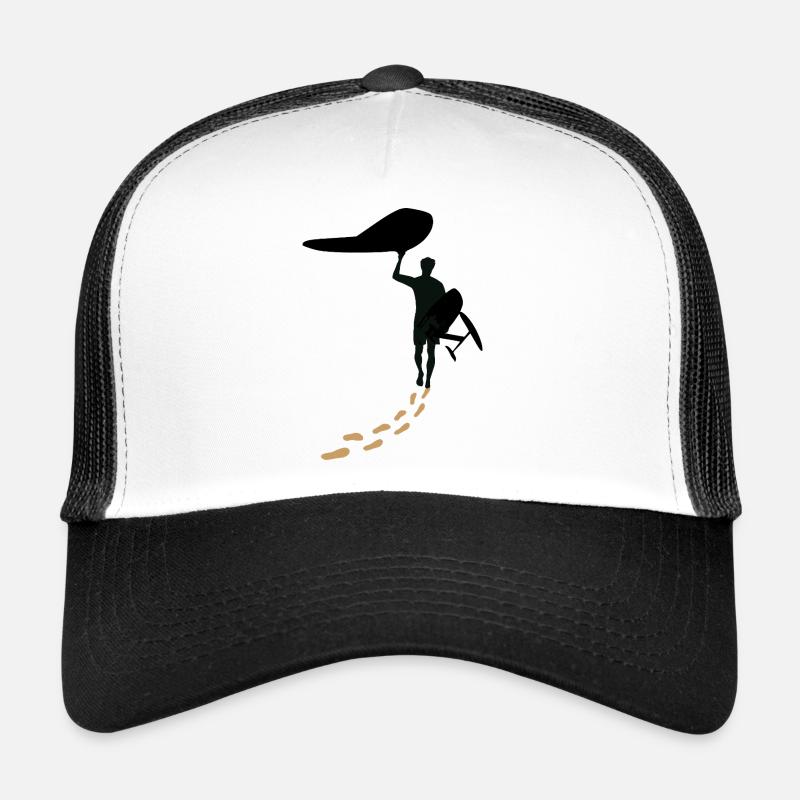 Wingfoiler avec des pas Casquette trucker 