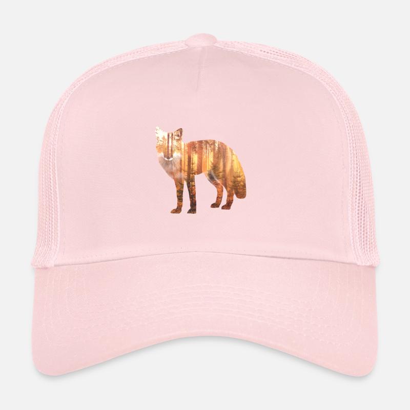 Fox woodland gift gift idea Trucker Cap