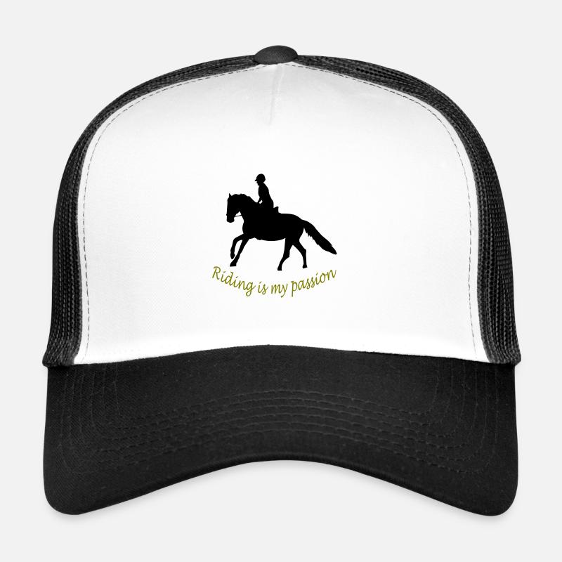 Reiter mit Pferd Trucker Cap