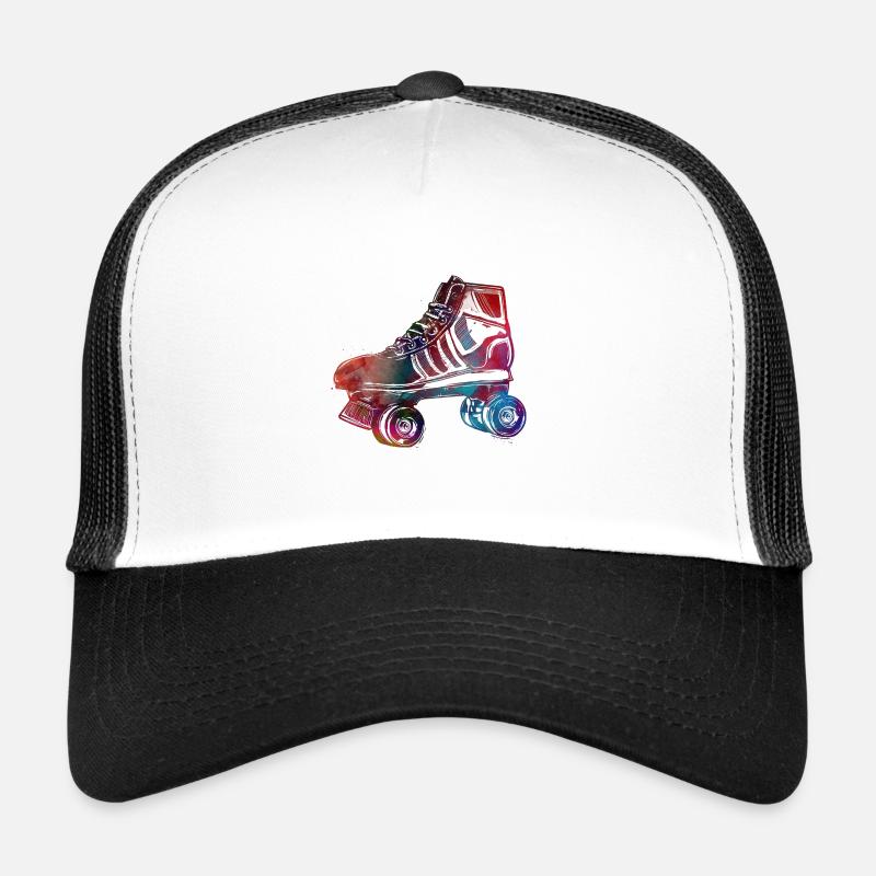 roller skates sport art #roller #skates Trucker Cap