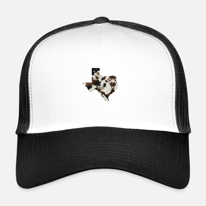 Texas - Trucker Cap - Weiß/Schwarz