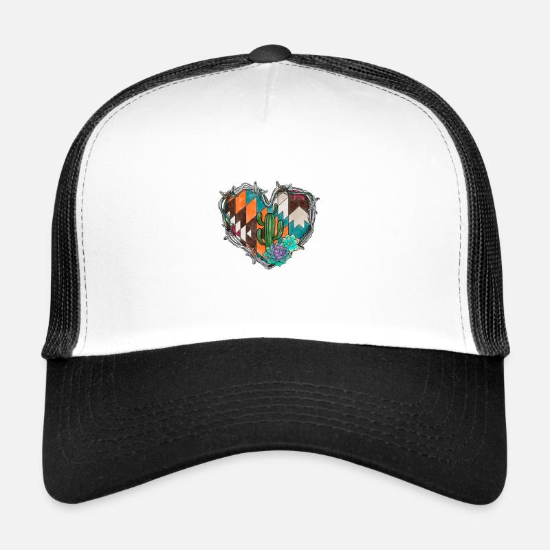 Azteken mit saftigem Stacheldraht Trucker Cap