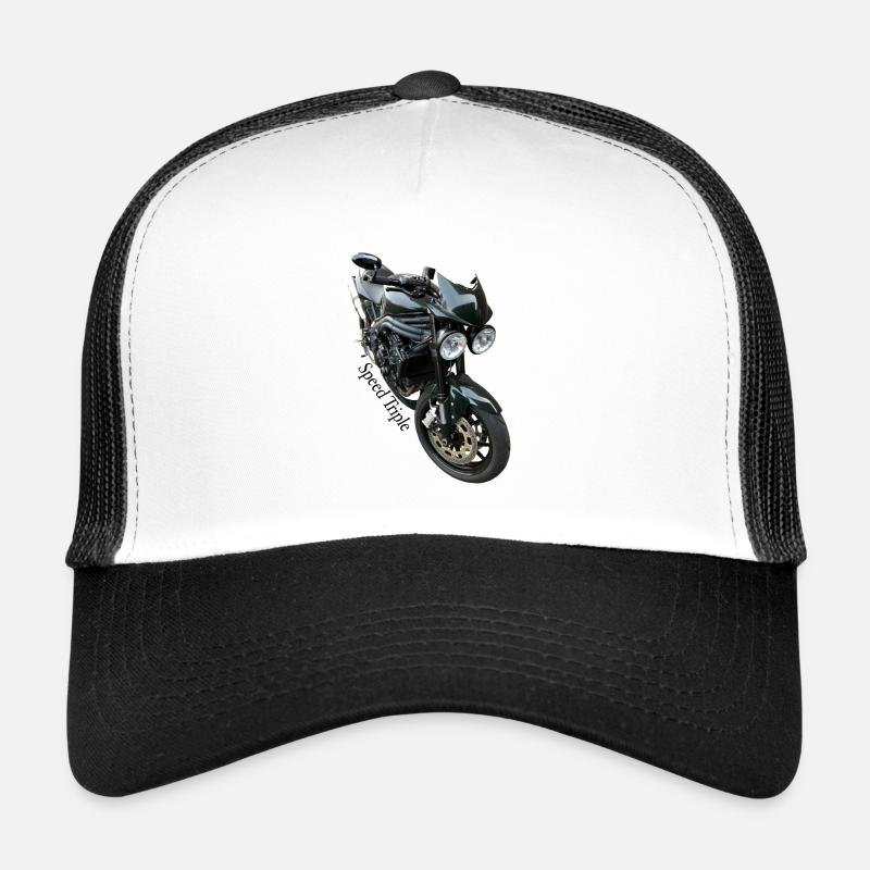Speed Triple - Trucker Cap - Weiß/Schwarz