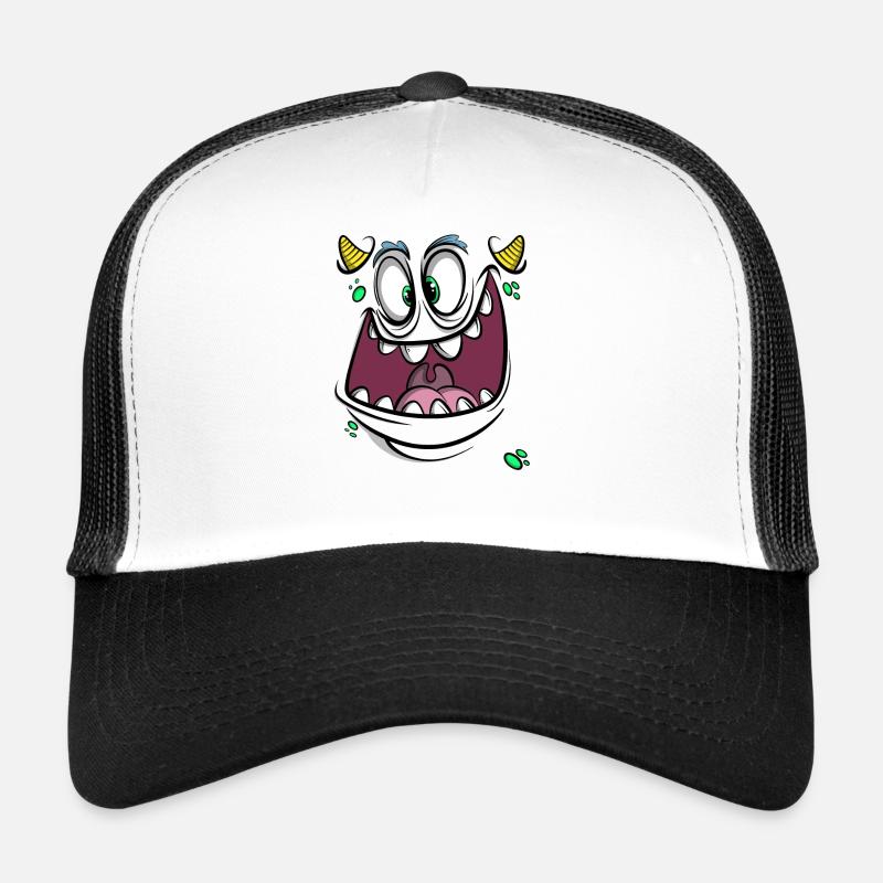 Monster face Trucker Cap