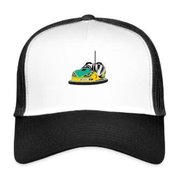 Fun fair box car ride - Trucker Cap - white/black - Front
