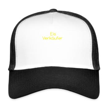Eisverkäufer - Trucker Cap - Weiß/Schwarz - Vorne