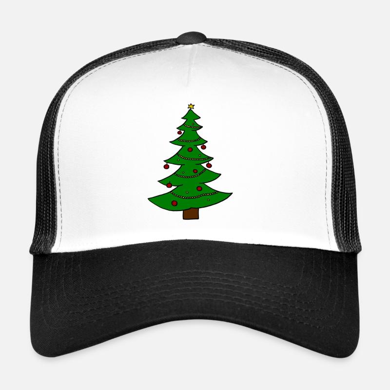 Christmas tree Christmas Tree Juletre - Trucker Cap - white/black