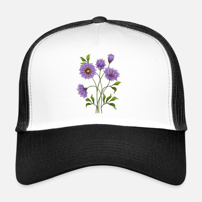 Colorful flowers Trucker Cap