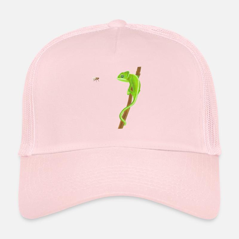 Chamäleon und Fliege Trucker Cap
