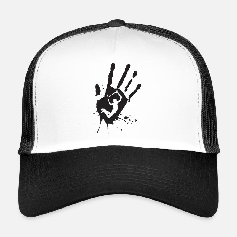 Hand 2 - Trucker Cap - white/black