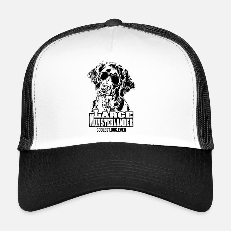 LARGE MUNSTERLANDER coolest dog ever Hundespruch Trucker Cap