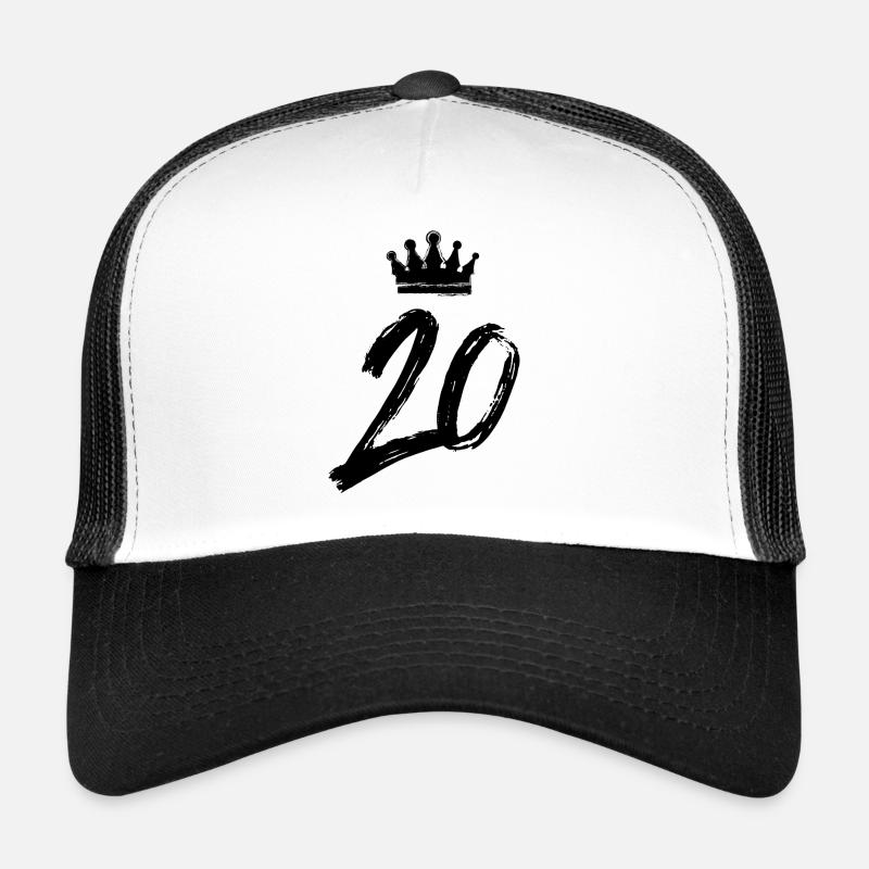 Couronne de 20 chiffres Casquette trucker 