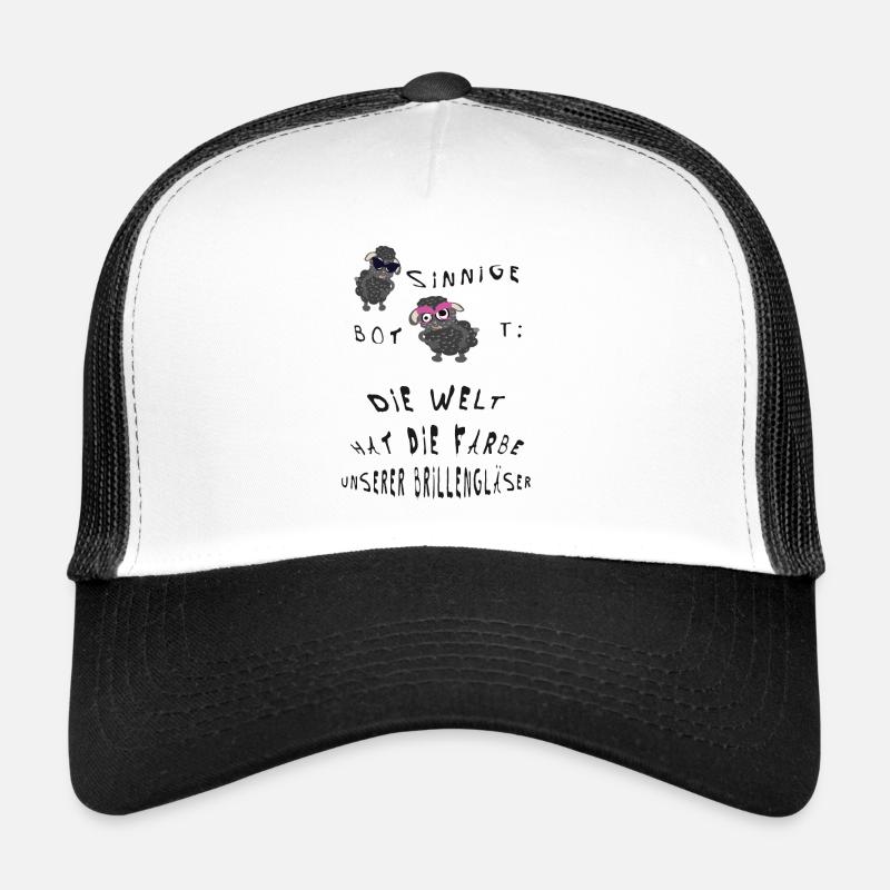 Die Welt hat die Farbe unserer Brillengläser Trucker Cap