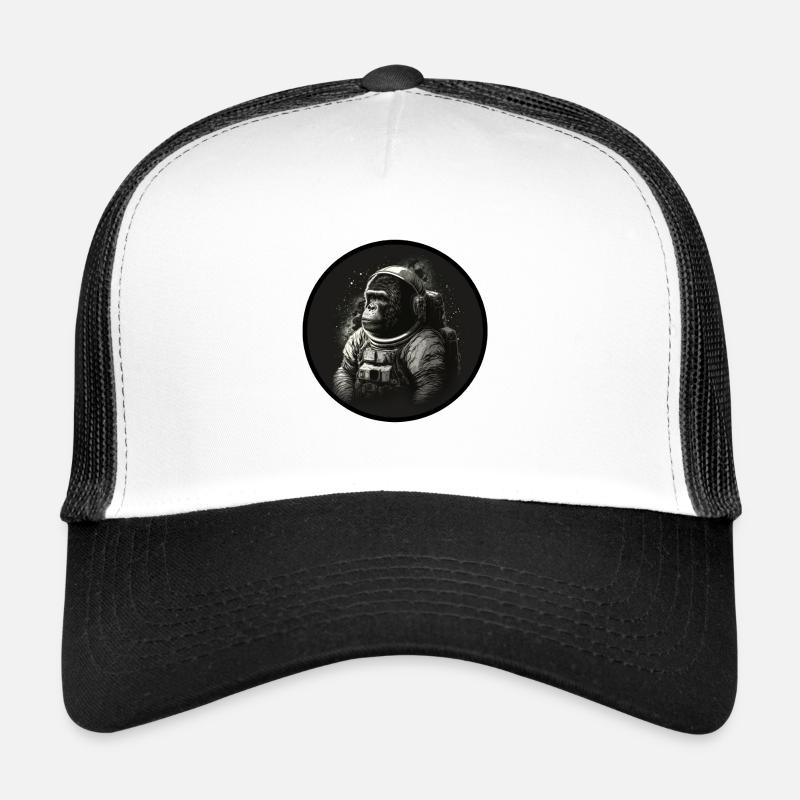 Star Monkey in Space Suit Trucker Cap