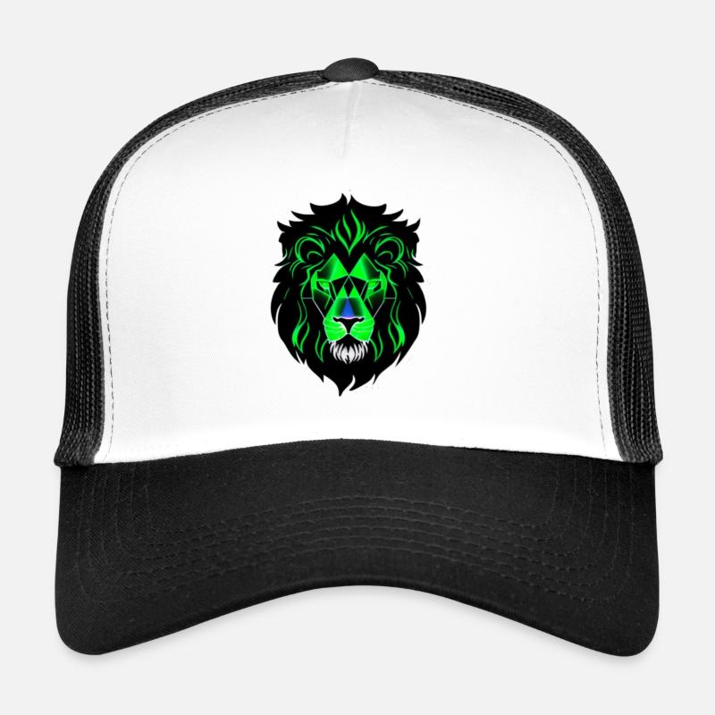 The king - Trucker Cap - white/black
