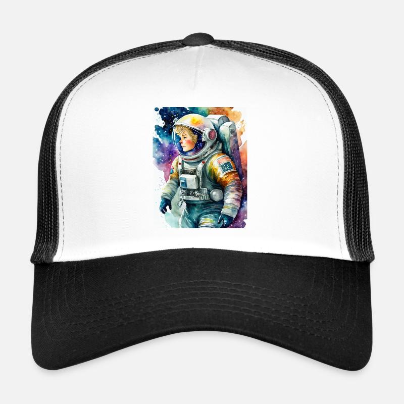 Astronautin Aquarell Trucker Cap