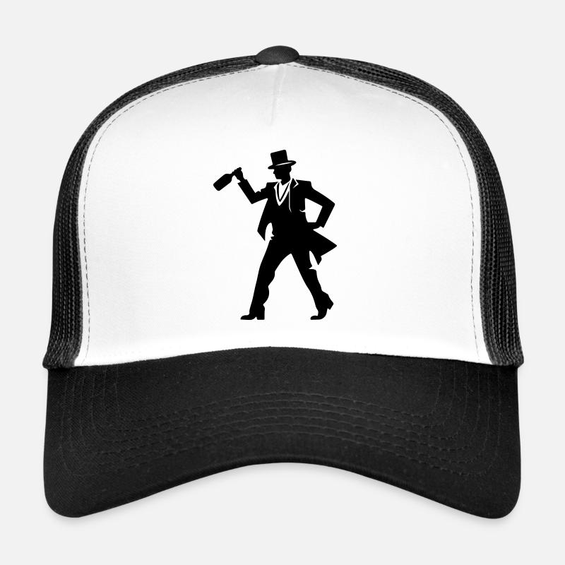Bachelor Boozing Drunk Dancing Bachelor Party Trucker Cap