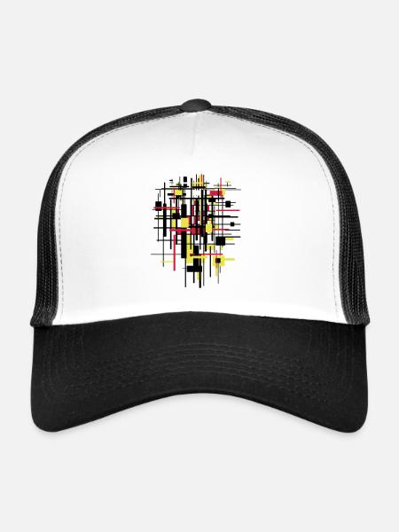 Baustelle - Trucker Cap - Weiß/Schwarz - Vorne