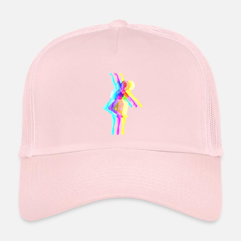Curly hair dancer Trucker Cap