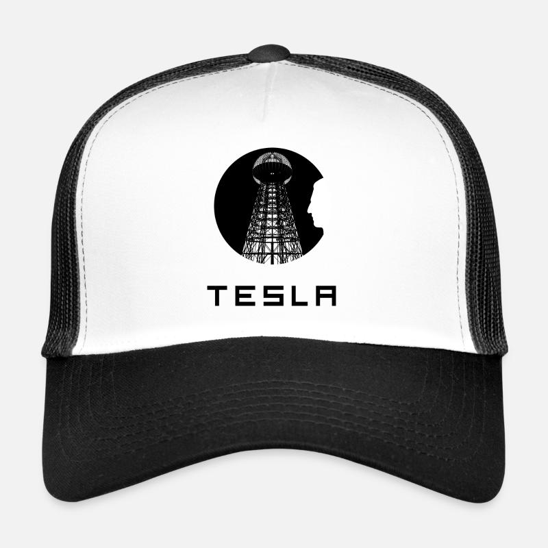 Nikola Tesla Tower Trucker Cap