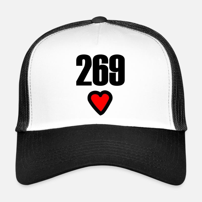 Vegan 269 Ernährung - Trucker Cap - Weiß/Schwarz