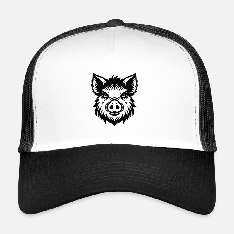 Petit design mignon de sanglier Casquette trucker 