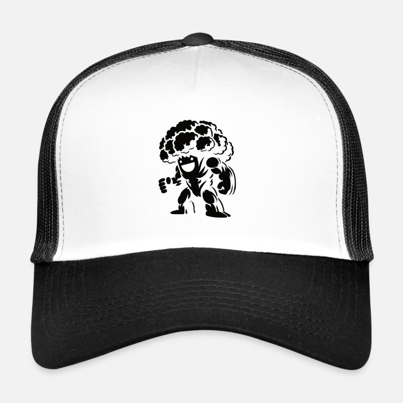 Broccoli Kaiju Design for the Vegetables and Monsterfi Trucker Cap